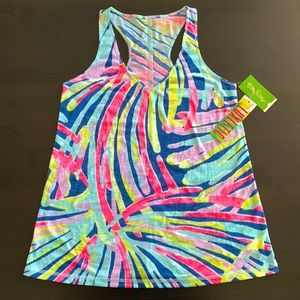 NWT Lilly Pulitzer Anisa Tank, multicolor, size small.